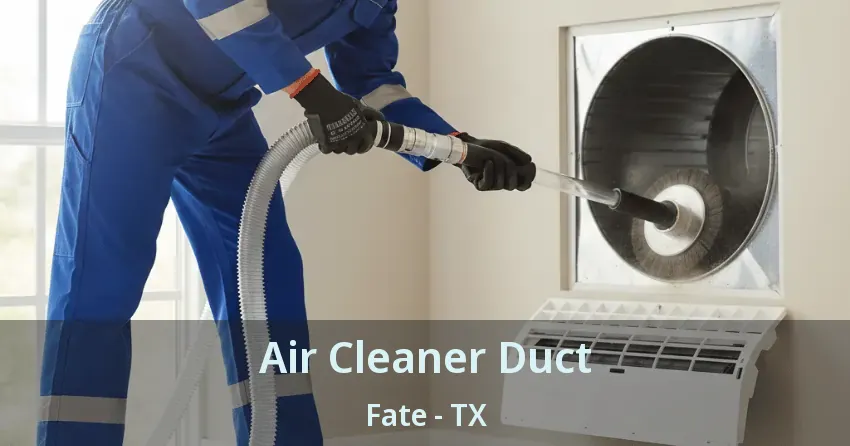 Air Cleaner Duct Fate - TX