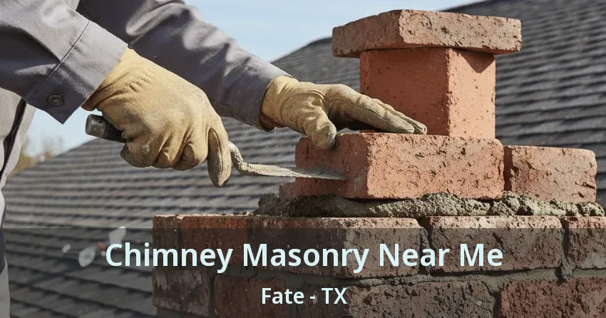 Chimney Masonry Near Me Fate - TX