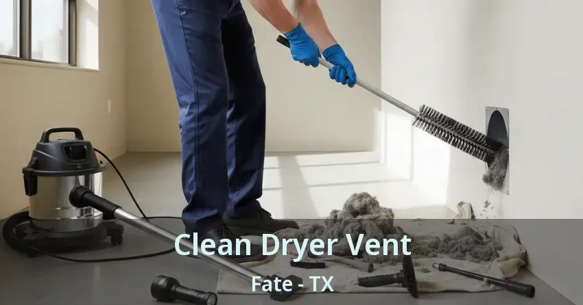 Clean Dryer Vent Fate - TX