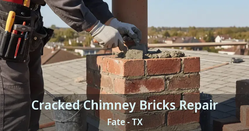 Cracked Chimney Bricks Repair Fate - TX