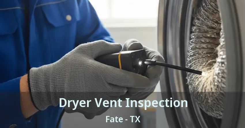 Dryer Vent Inspection Fate - TX Dryer Vent Inspection Fate - TX