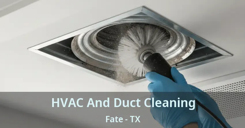 HVAC And Duct Cleaning Fate - TX